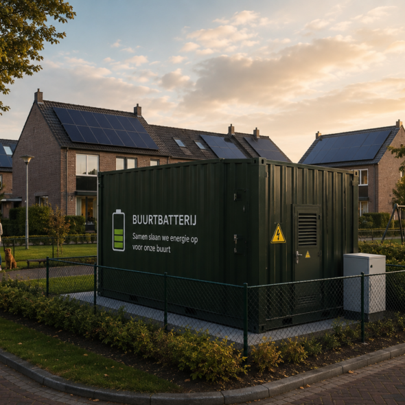 Buurtbatterij voor samen energie opslaan