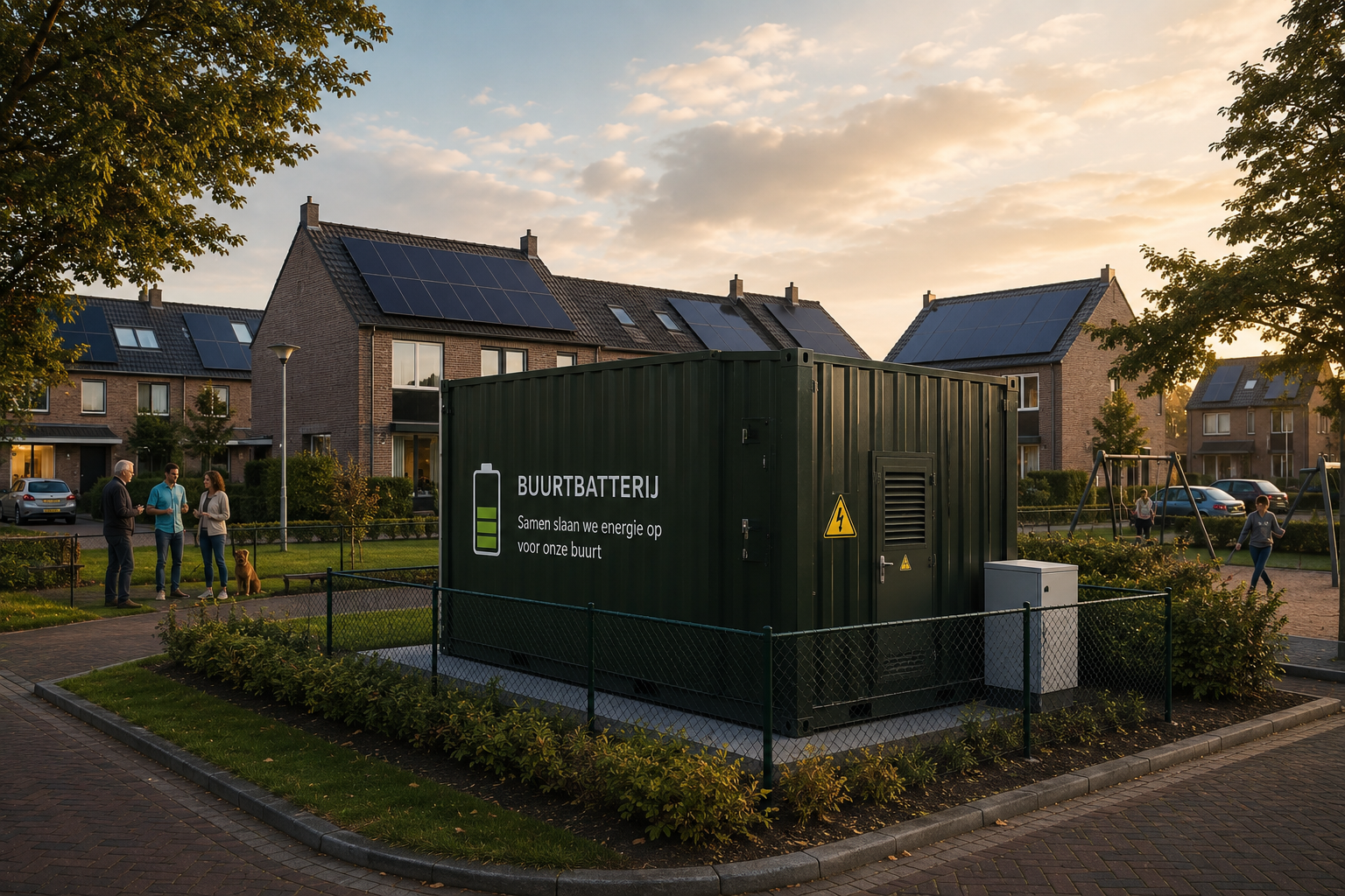 Buurtbatterij voor samen energie opslaan