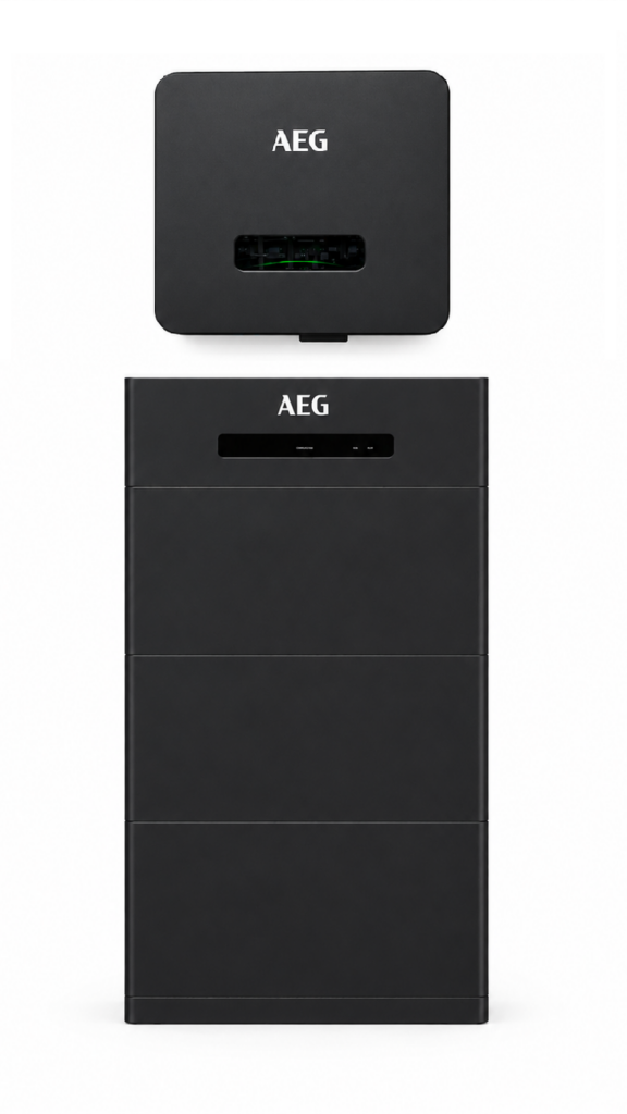 Thuisbatterij 15 kwh AEG hybride - omvormer