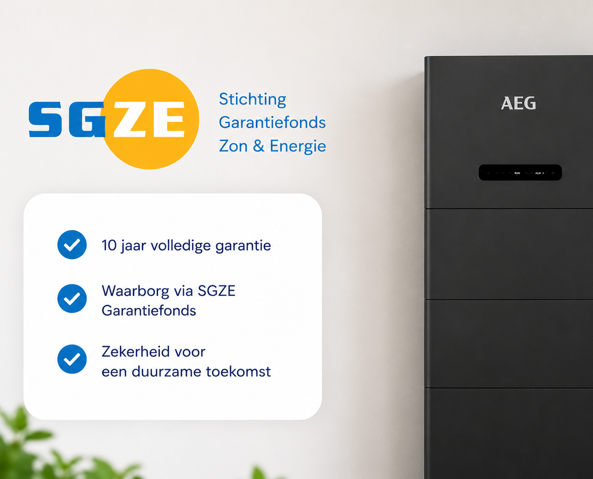Thuisbatterij 15 kwh met SGZE garantie