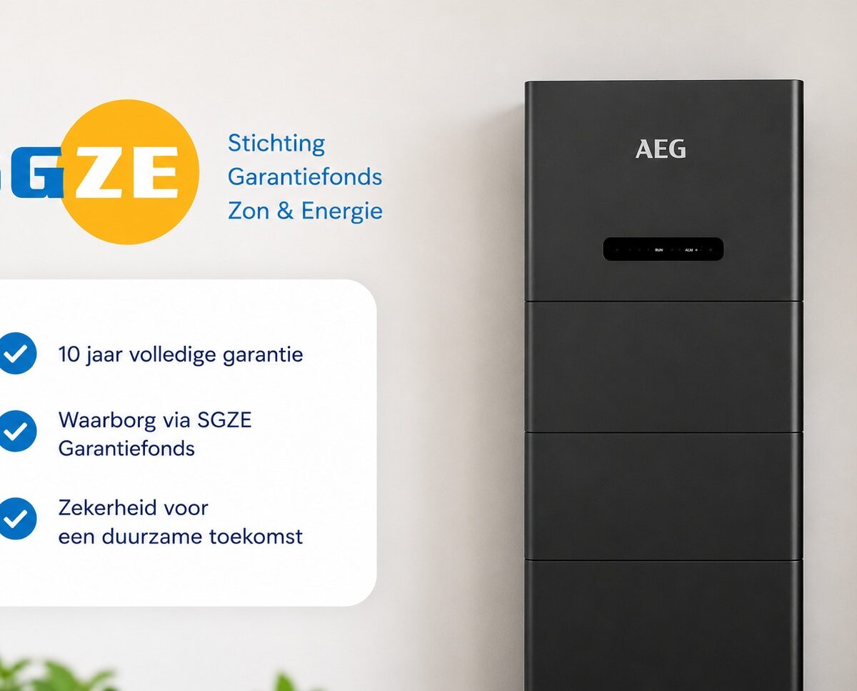 Thuisbatterij met SGZE garantie