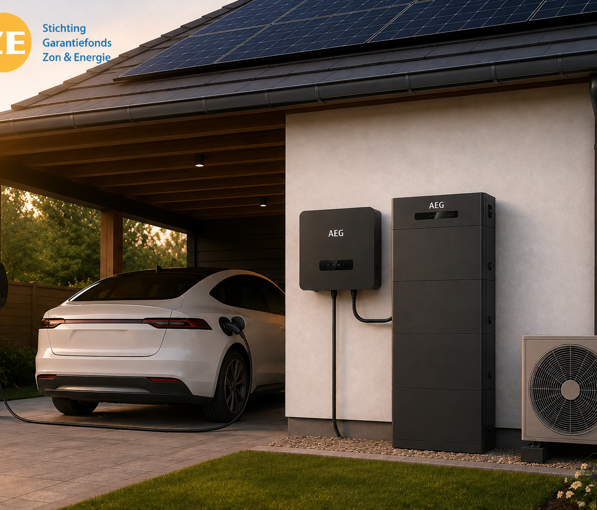 Thuisbatterij 20 kWh van AEG met SGZE garantie
