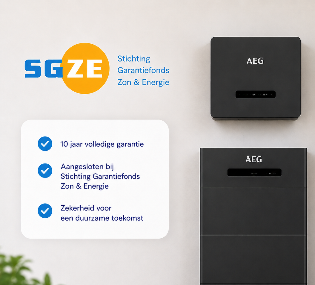 AEG slimme thuisbatterij hybride 10 kwh met SGZE